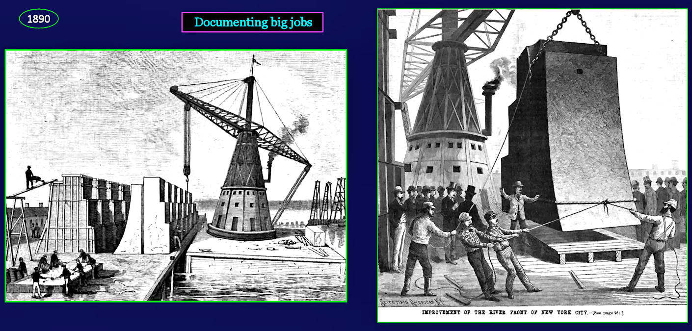 Documenting major projects, 1890 